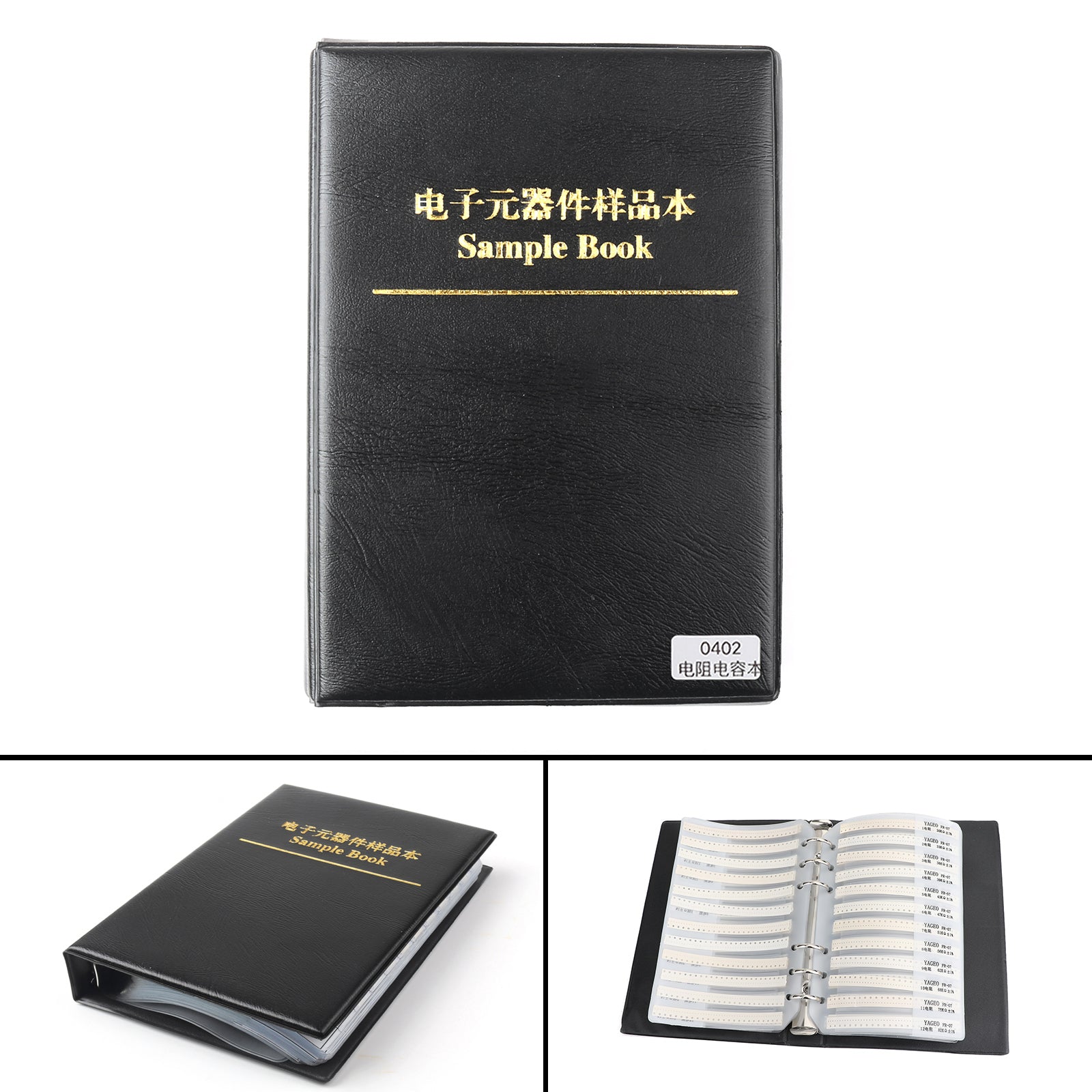 1% SMD Chip Resistor Kit - 170 Values (0201 0805 1206 0402 0603) with Capacitor Sample Book - Perfect for Electronics Repair, DIY Projects & Circuit Prototyping