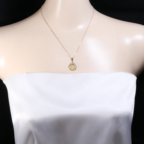 18K Pink Gold Zirconia Necklace for Women - Elegant Cubic Zirconia Pendant Jewelry Gift for Birthday, Anniversary & Valentine's Day