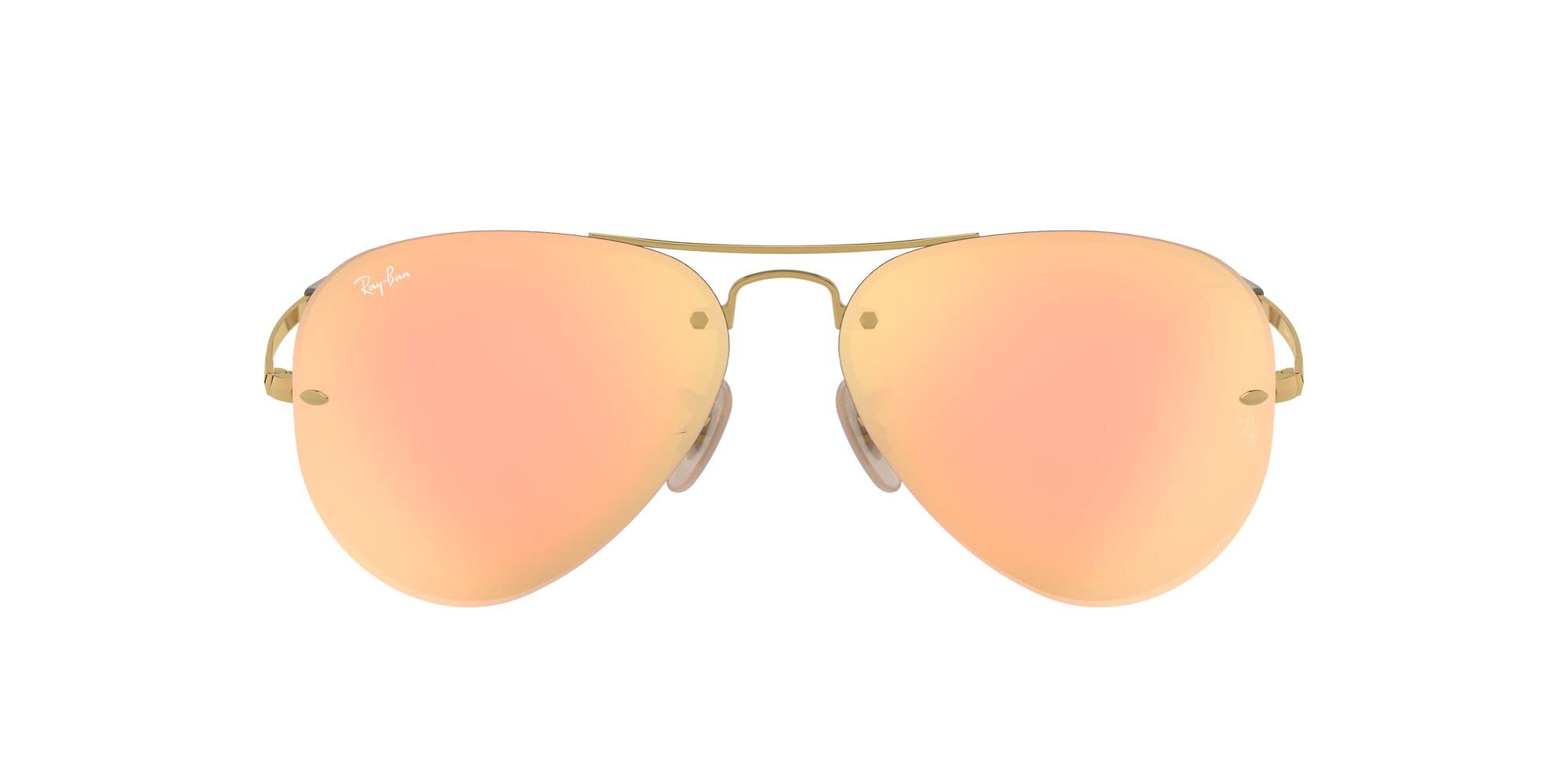 Ray-Ban RB3449 Classic Aviator Sunglasses for Men & Women - Polarized UV Protection Lenses - Stylish & Durable for Outdoor Activities, Driving, and Travel