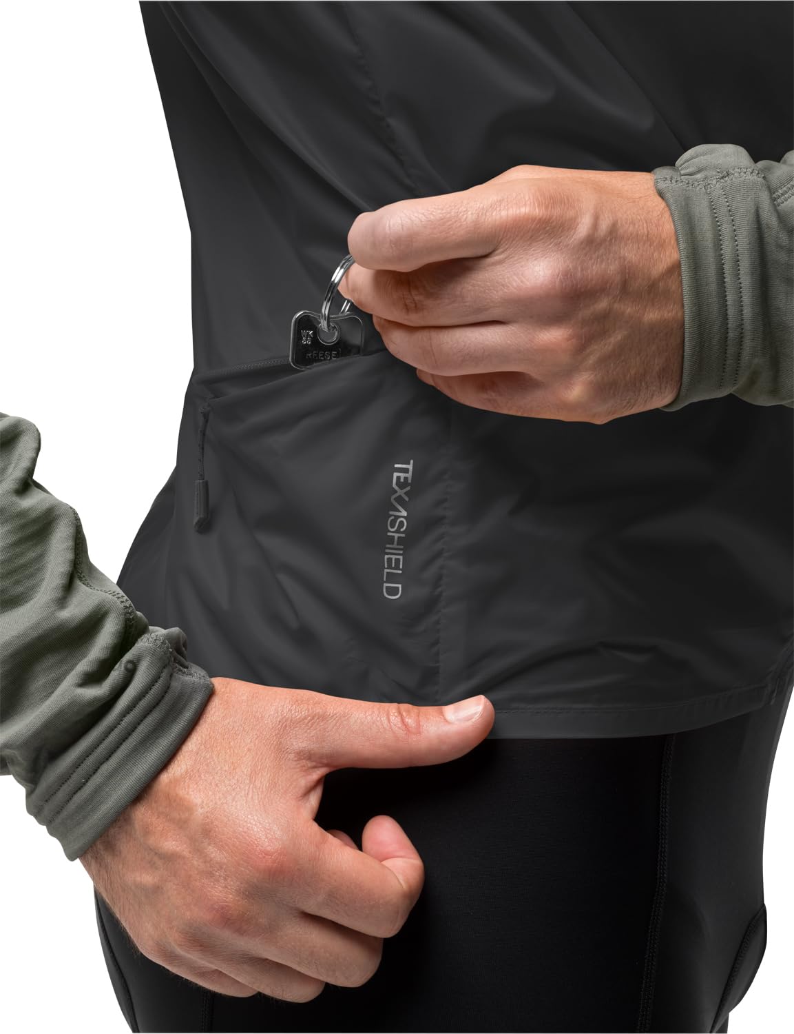 Jack Wolfskin Men's Morobbia Wind Vest - Lightweight for Hiking & Running