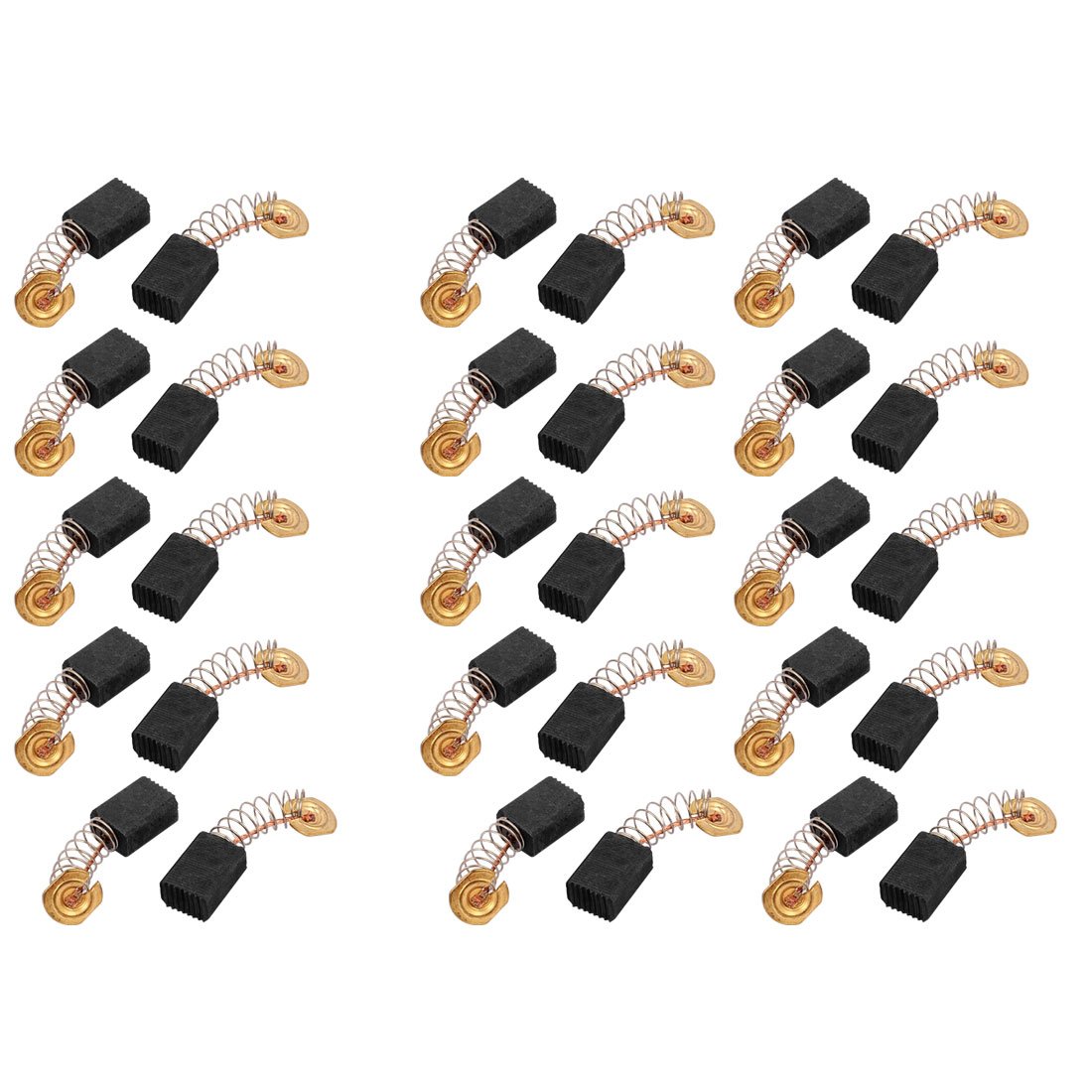 15 Pairs Carbon Brush Replacement for Electric Drill Motor - 6x9x13mm Power Tool Accessories - Compatible with Rotary Tools & DIY Projects