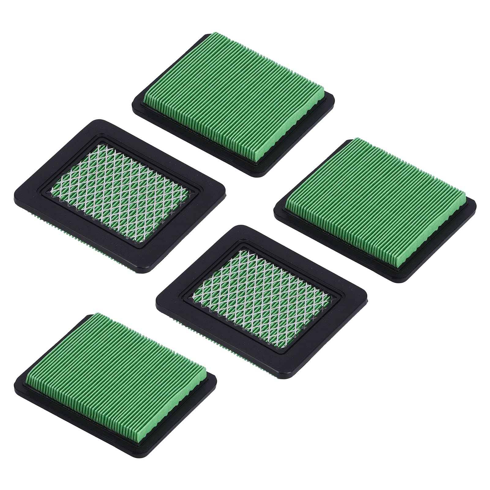 5Pcs Flat Air Filter Cartridge Element Vinyl Paper 491588 - Replacement Air Filters for High Pressure Washer Water Pump - Compatible with Pressure Washers, Cleaning Equipment & Outdoor Power Tools