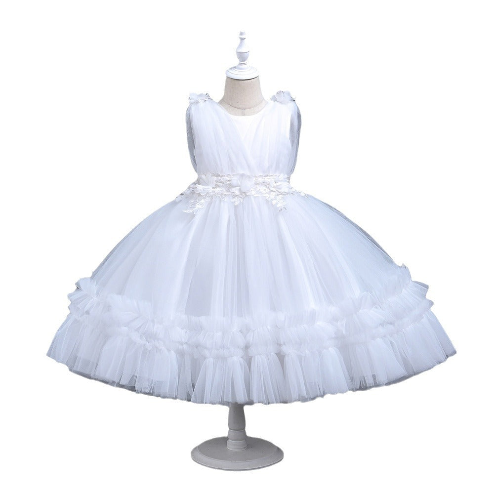 Adorable Baby Girl Christening Dress – Toddler Pageant Princess Gown for Baptism, First Communion & Special Occasions