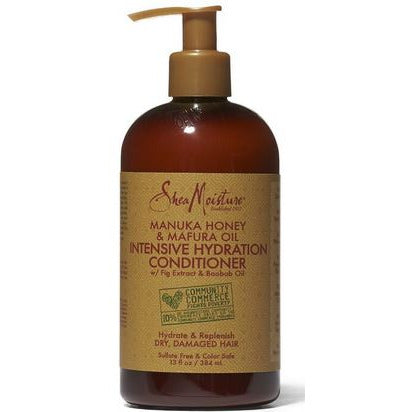 Manuka Honey & Mafura Oil Intensive Hydration Conditioner - 13oz for Dry, Damaged Hair - Deep Moisturizing Hair Treatment with Natural Ingredients - Made in Thailand - Perfect for Salon & Home Hair Care