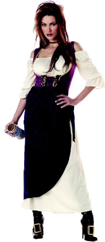 Renaissance Tavern Wench Costume for Adults - Size XL | Medieval Renaissance Fair Outfit, Halloween Costume & Cosplay Dress