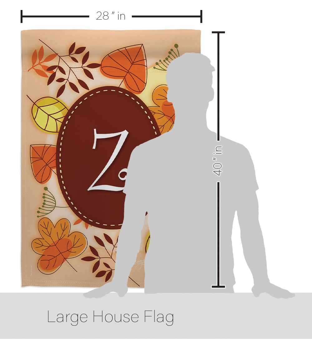 Autumn Z Initial House Flag Set - 28