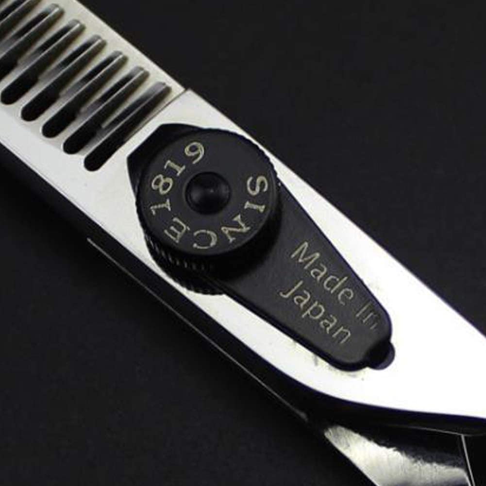 Premium Professional Hair Cutting Scissors 6 Inch - Salon Grade Stainless Steel Shears for Precision Haircuts, Styling & Fringe Trimming - Ideal for Barbers, Hairstylists & Home Use