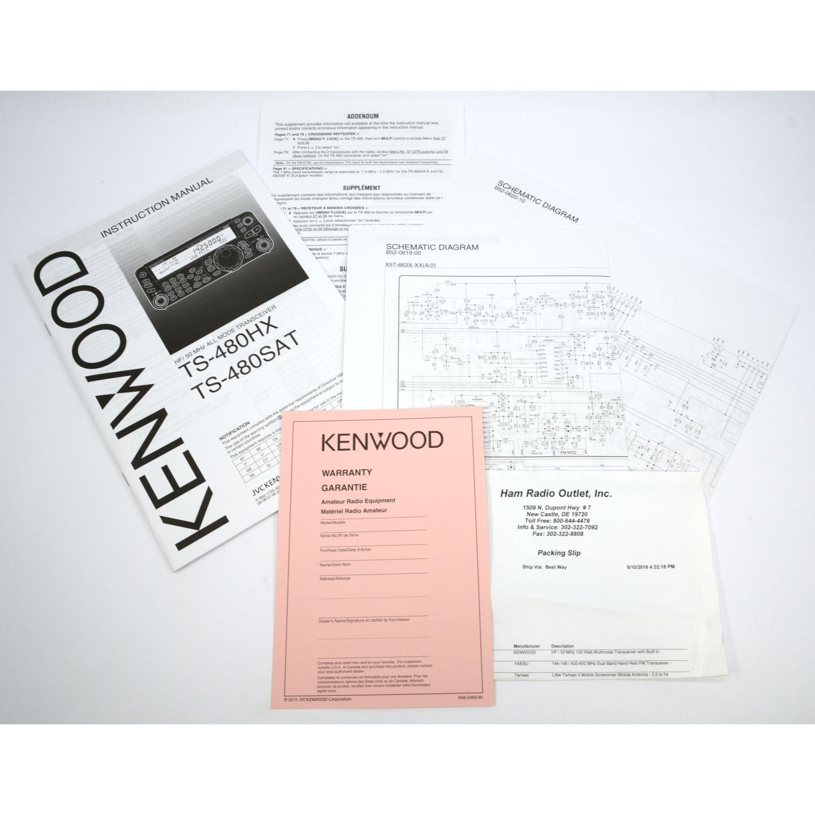 Brand New Kenwood TS-480SAT HF/50MHz 100W All Mode Transceiver - Perfect for Amateur Radio, DXing, and Emergency Communication