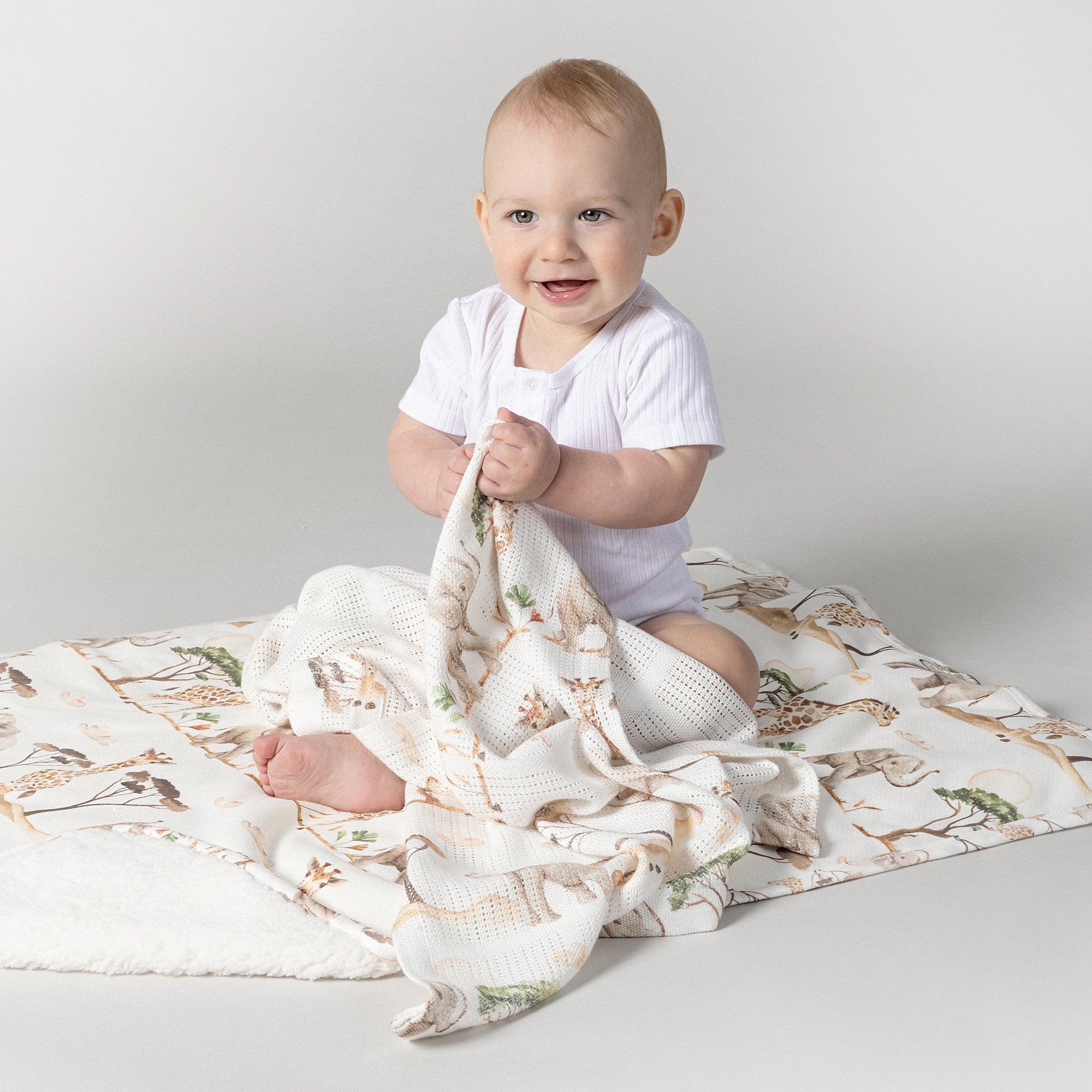 Premium Adventure Bamboo Cellular Blanket - Breathable, Lightweight & Soft for Baby Stroller, Crib & Outdoor Travel - Perfect for Camping, Picnics & Nursery Comfort