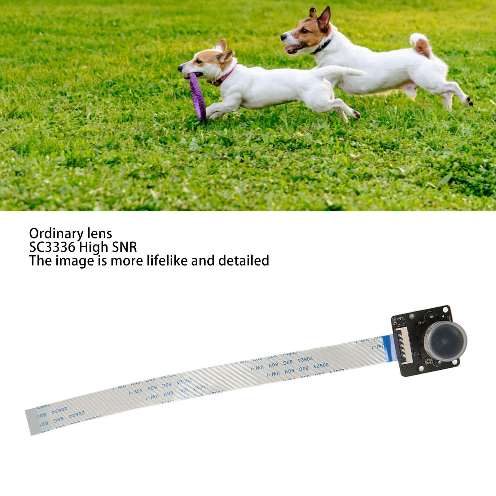 3MP SC3336 Camera Module - High Sensitivity Low Light Performance, Manual Focus Lens for Luckfox Pico Series Boards - Perfect for DIY Electronics, Robotics & Security Systems
