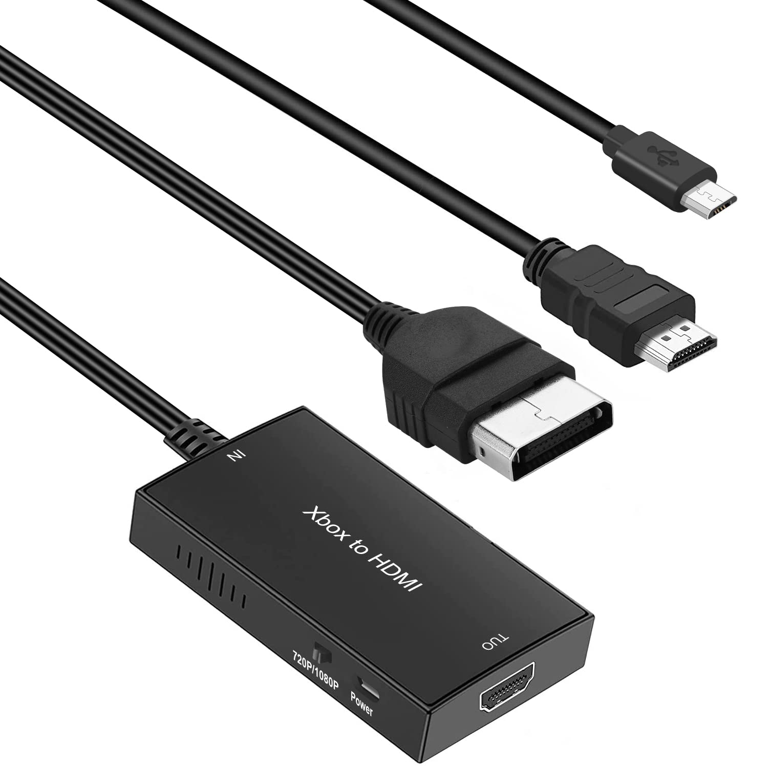 Original Xbox to HDMI Adapter with Cable - Convert Xbox to HDMI Signal (480i/720P) - Perfect for Gaming on Modern TVs & Monitors