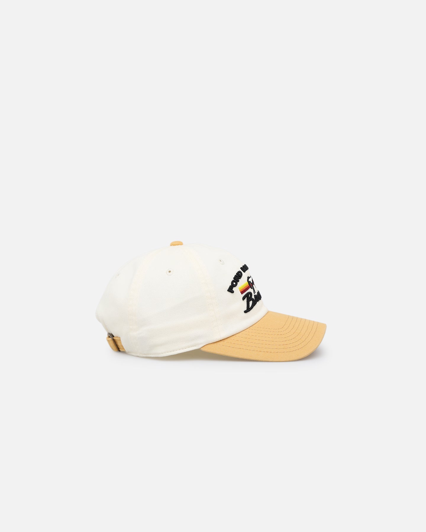 American Needle Ballpark Strapback Ivory/Amber Adjustable Baseball Cap - Perfect for Sports Fans, Casual Wear & Outdoor Activities