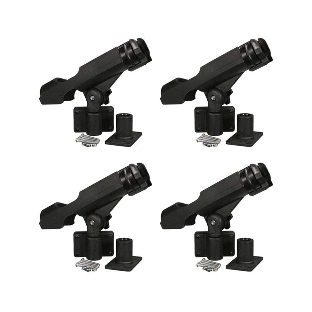 360° Swivel Boat Rod Holder - 4pc Set for Kayak & Yacht Fishing