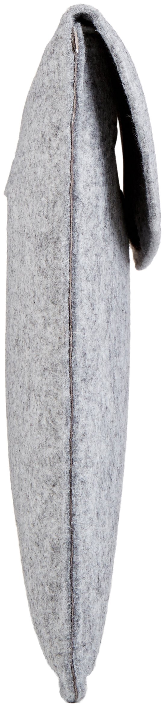 Amazon Basics 15.4 Inch Felt MacBook Laptop Sleeve Case - Light Grey Protective Cover for MacBook Pro/Air | Durable & Scratch-Resistant | Perfect for Travel, Work & School
