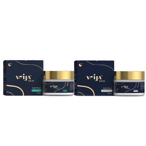 **Anti-Aging Night Cream Set - Hydrating & Nourishing Night Mask for Mature & Dry Skin - Pack of 2 (45g Each) - Perfect for Nighttime Skincare Routine & Revitalizing Dull Skin**