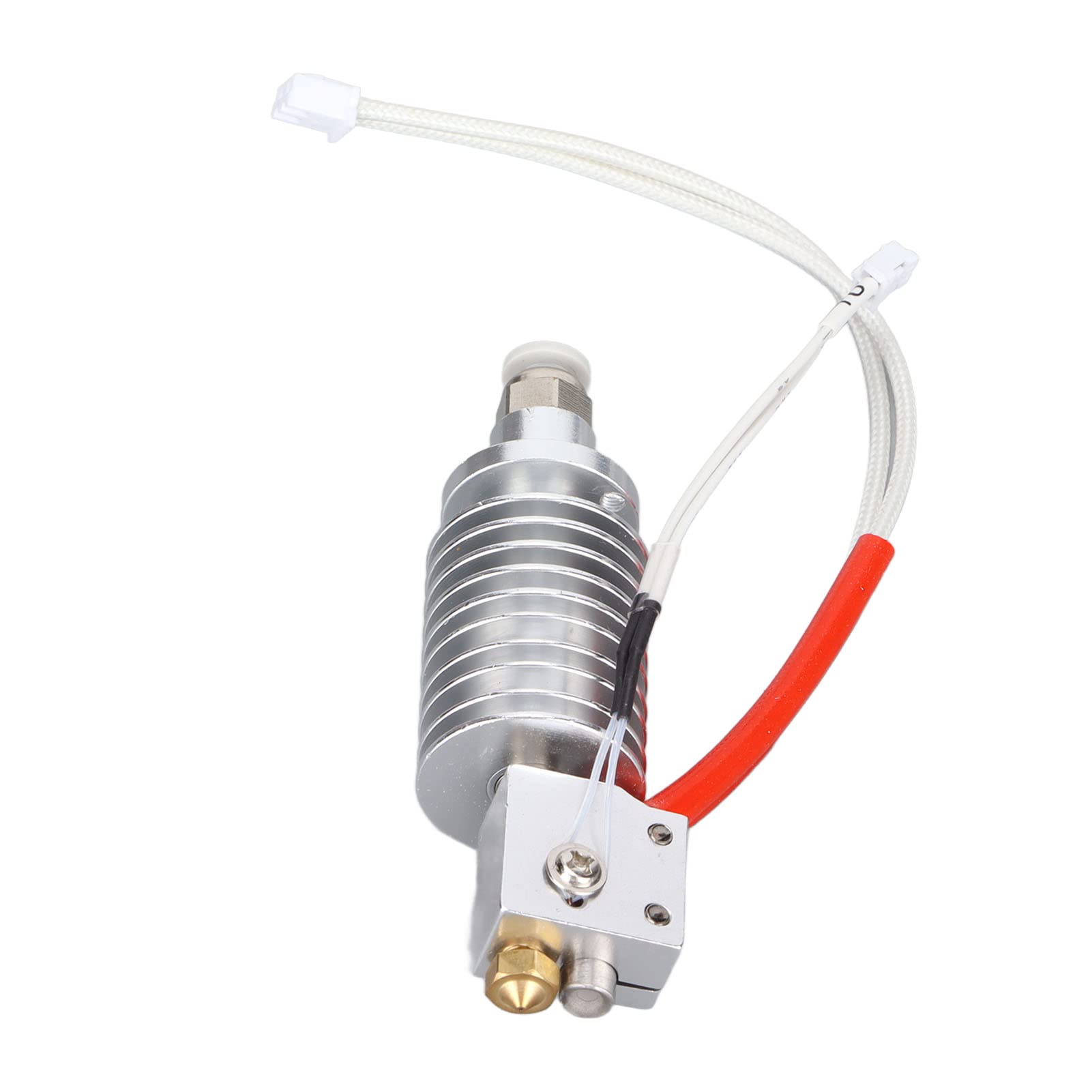 High-Quality 3D Printer Hotend Replacement - Durable Silver Metal Extruder Head for Anycubic Chiron | Perfect for DIY Printing, Prototyping & Home Projects