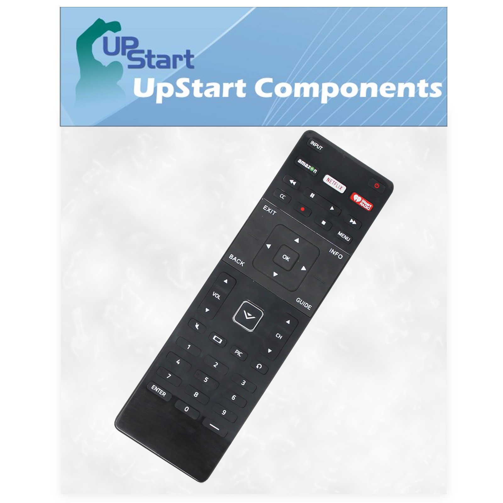 2-Pack Replacement E70U-D3 Smart TV Remote Control for VIZIO TVs - Compatible with XRT122 Model - Universal Remote for VIZIO SmartCast, D-Series, M-Series & E-Series - Perfect for Living Room, Bedroom & Home Theater Setup