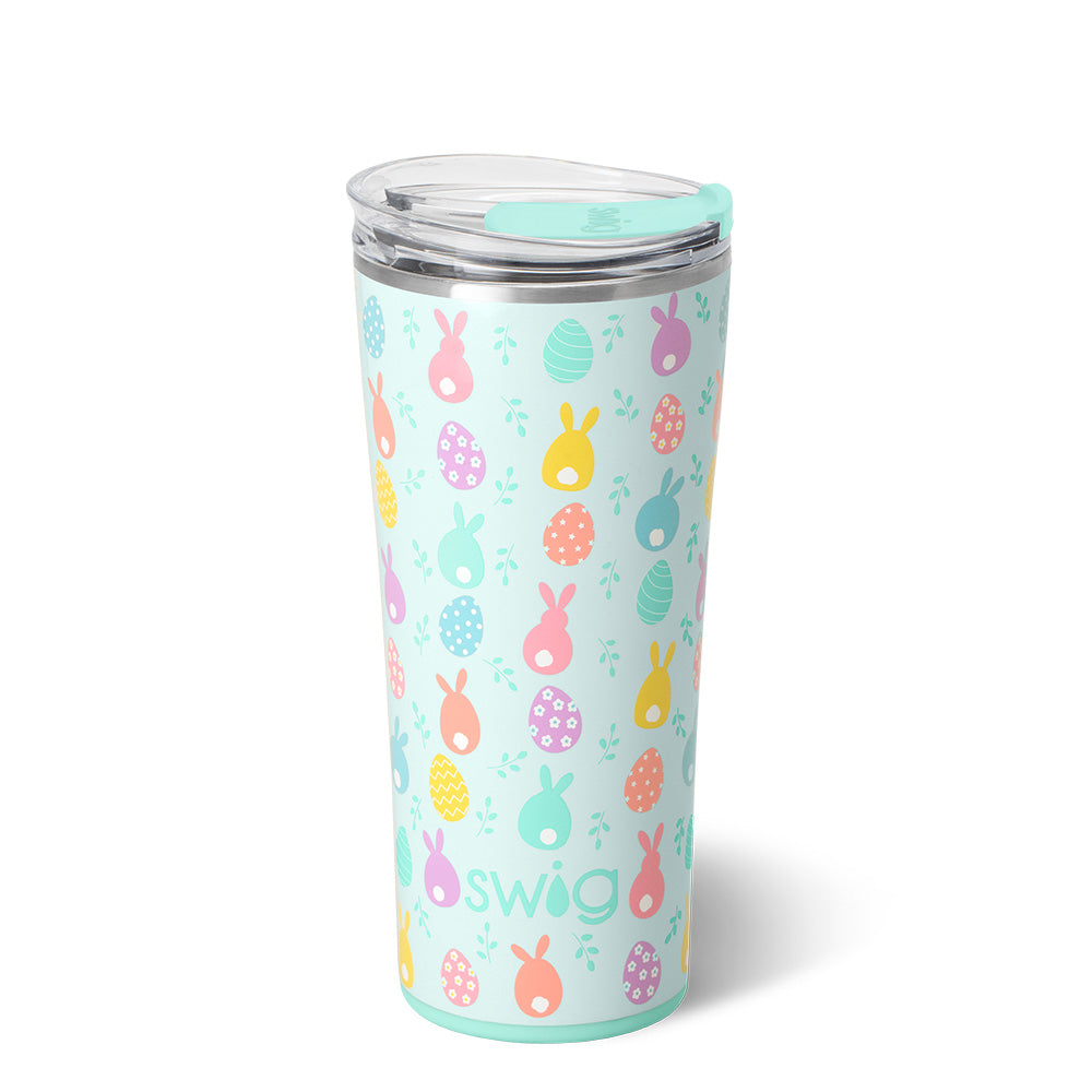 22oz Easter Egg Hunt Tumbler with Lid & Straw - Insulated Stainless Steel Cup for Kids & Adults - Perfect for Easter Parties, Outdoor Picnics, and Spring Celebrations