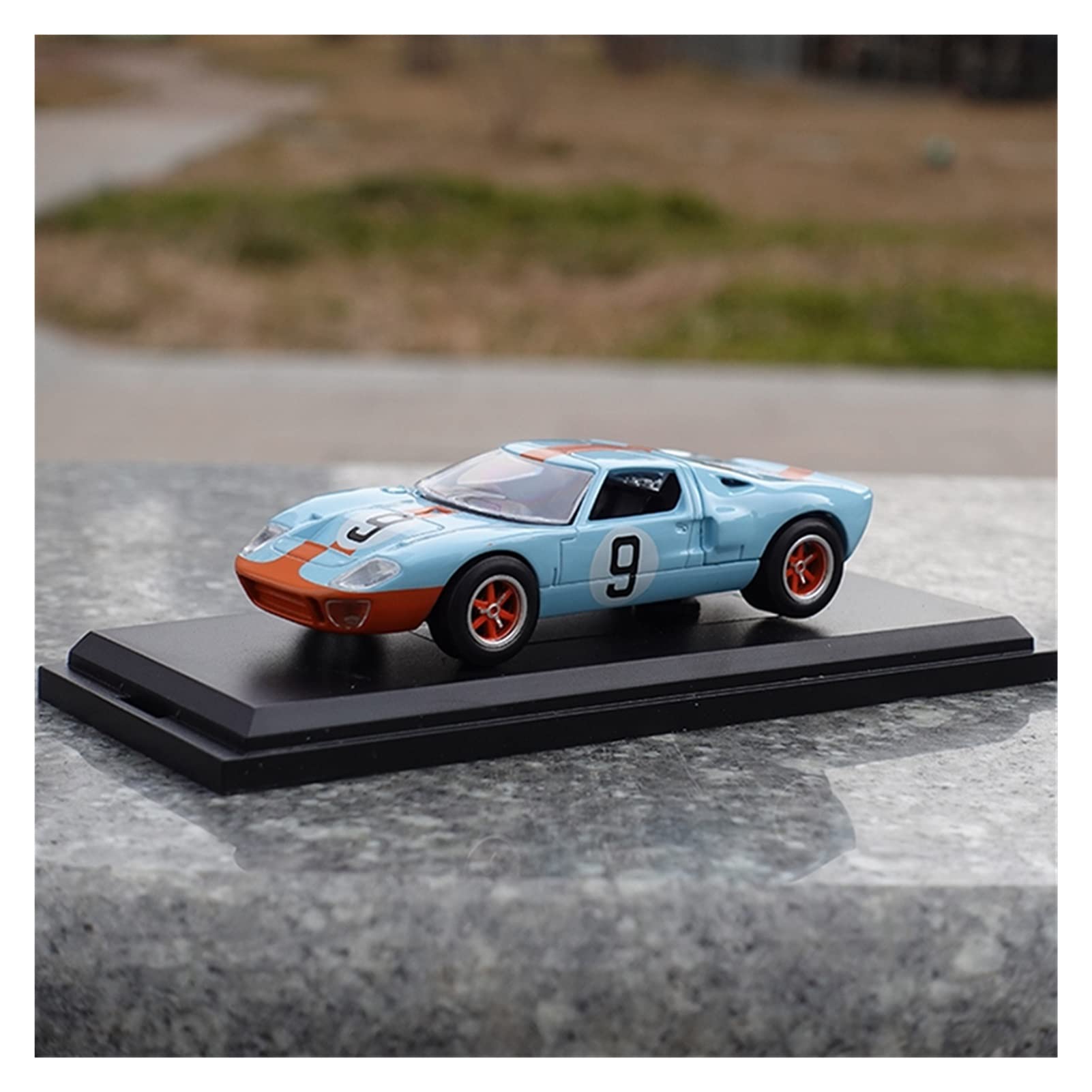 Ford GT40 Le Mans MkII Winner 1/43 Scale Alloy Die Cast Model Car - Collectible Toy (Color: 9#) - Perfect for Display, Gifts, and Racing Enthusiasts