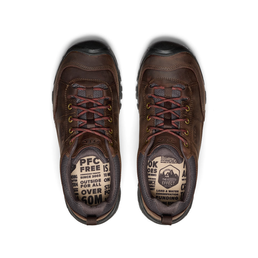 Men's Targhee III Waterproof Hiking Oxford Shoes - Dark Earth/Mulch | Lightweight & Durable for Outdoor Adventures, Trail Walking & Travel