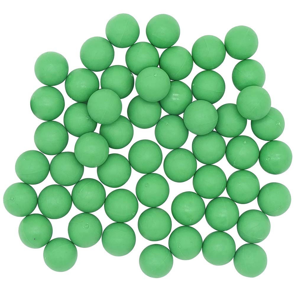 Reusable 0.68 Caliber Paintballs - 100 Pack Eco-Friendly Rubber Training Balls for Paintball Guns | Perfect for Target Practice, Team Drills & Outdoor Shooting Games