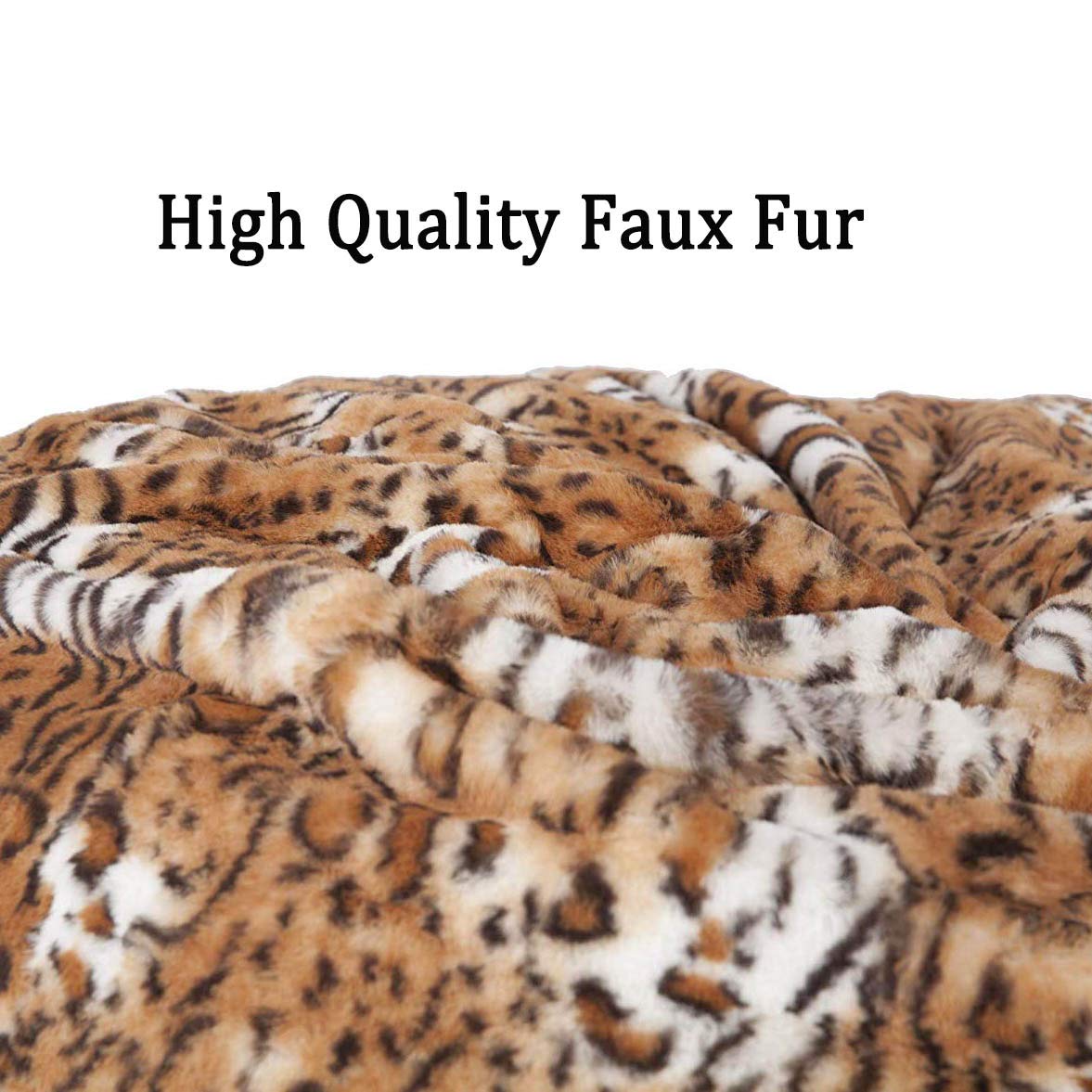 Soft Faux Fur Bean Bag Chair with Memory Foam - Cozy Plush Lounger for Living Room, Bedroom & Game Room - Perfect for Relaxing, Reading & Gaming