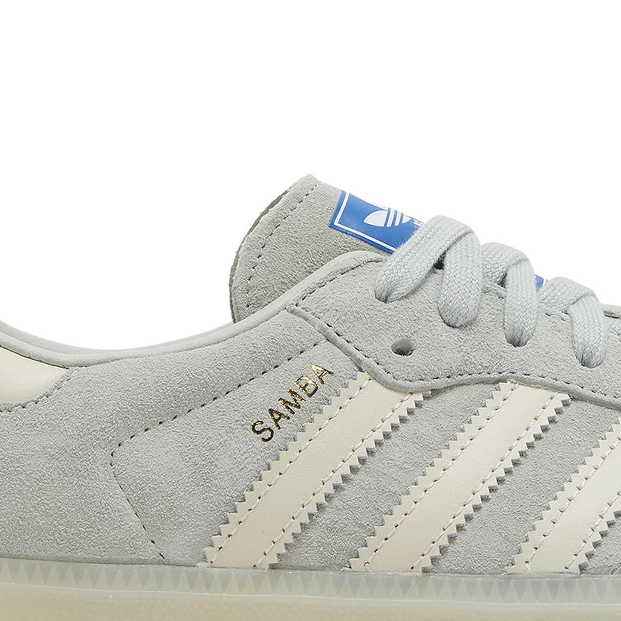 Adidas Samba OG 'Wonder Silver' Sneakers 2024 - Classic White & Silver Leather Shoes for Men & Women - Perfect for Casual Wear, Street Style & Everyday Comfort