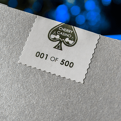 Premium Cherry Casino Playing Cards - McCarran Silver Edition | High-Quality Poker Deck for Blackjack, Texas Hold'em & Casino Nights | Perfect for Home Games, Poker Parties & Magic Tricks