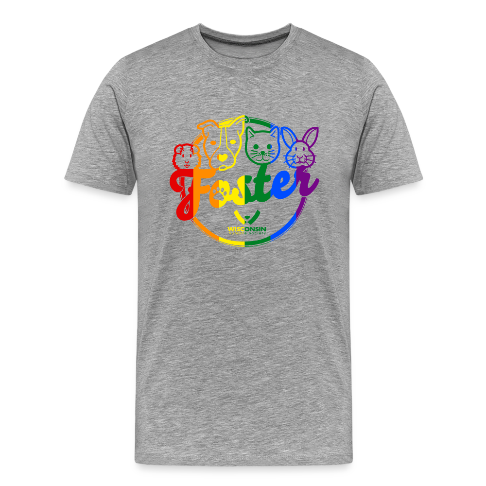Foster Pride Premium Cotton T-Shirt for Men & Women - Comfortable Unisex Tee for Casual Wear, Fundraising Events & Awareness Campaigns