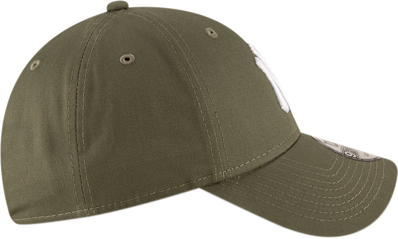 New York Yankees New Era 9Forty League Basic Olive Green Adjustable Baseball Cap - Perfect for Baseball Games, Streetwear Fashion & Sports Fans