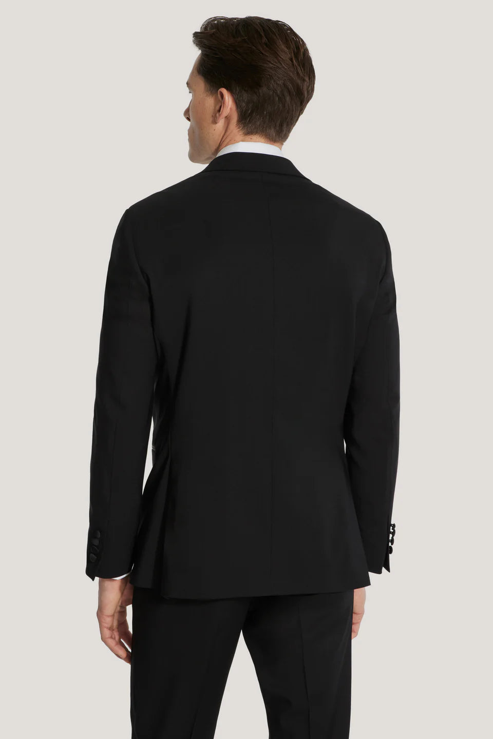 BRUNOTELLI Black Notch Lapel Tuxedo Suit for Men - Elegant Formal Wear for Weddings, Prom & Special Occasions