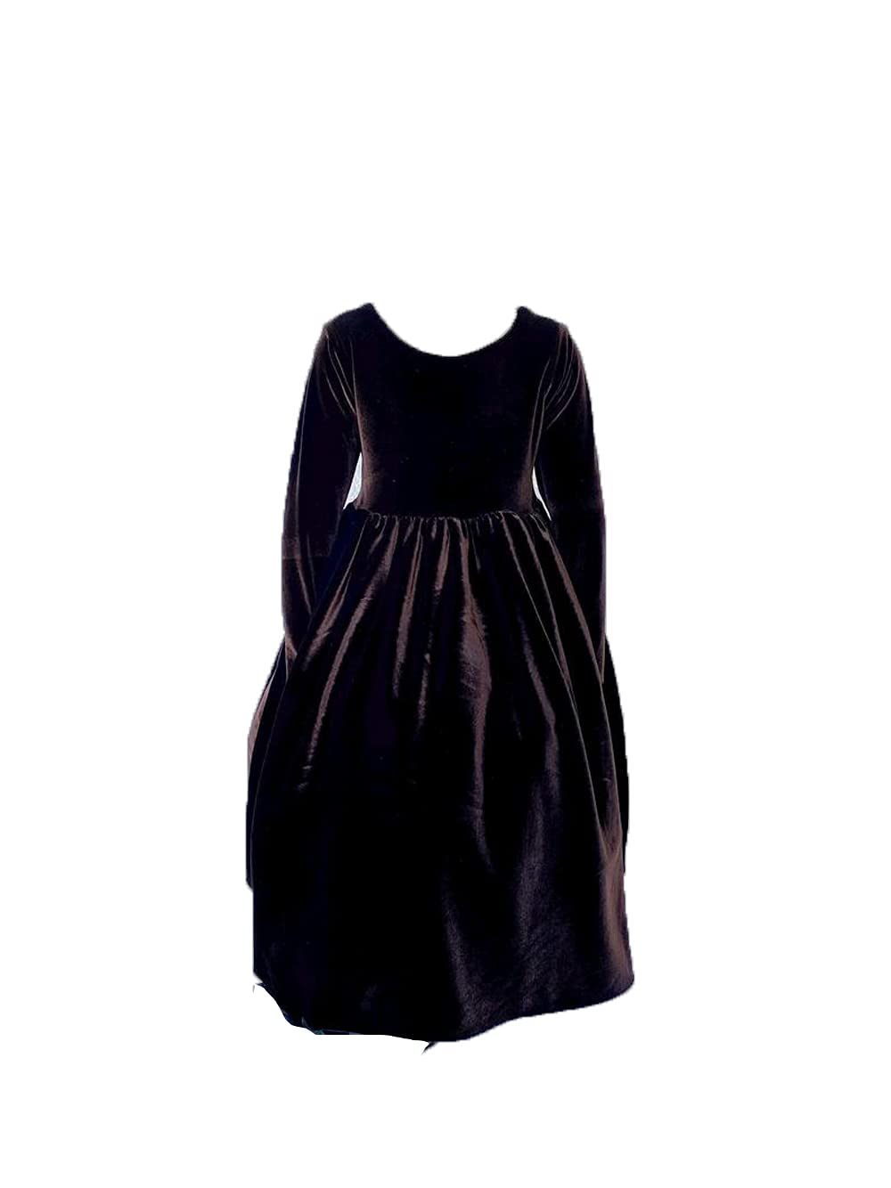 MLRLBFD Girls Velvet Long Sleeve Party Dresses - Elegant Flower Girl Dress for Christmas, Wedding & Holiday Celebrations | Perfect for Pageants, Photo Shoots & Special Occasions