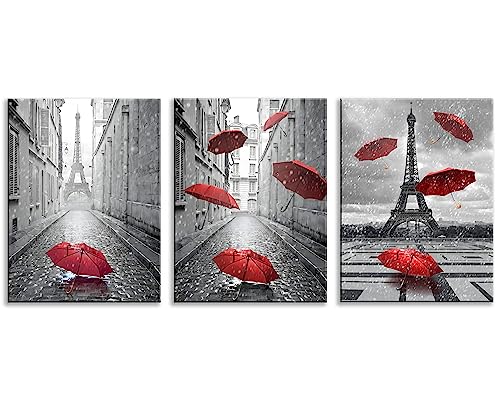 red umbrellas