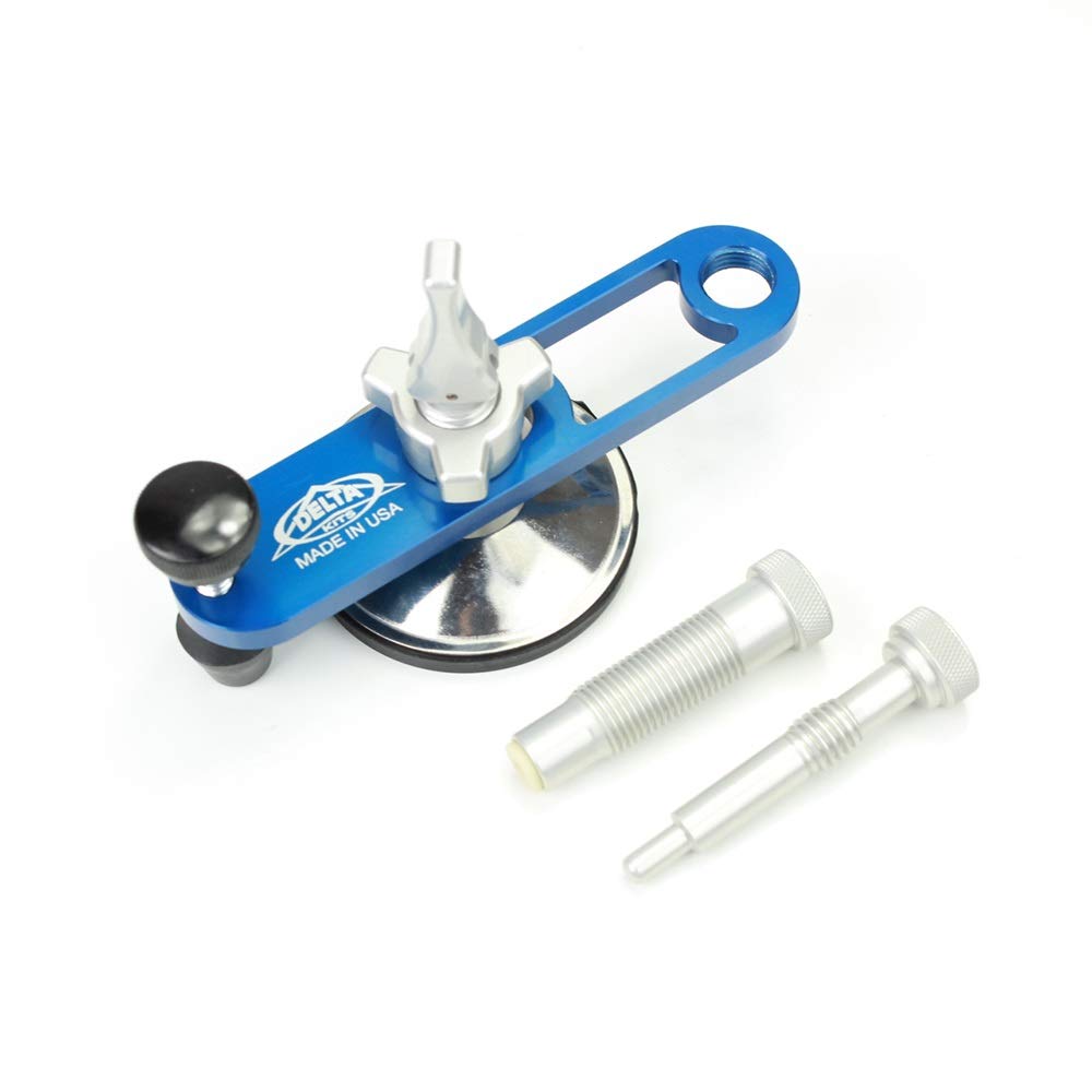 Delta Kits Professional Windshield Repair Bridge & Injector Kit - Auto Glass Rock Chip Repair Tool for Car Windshield Cracks - Perfect for DIY and Professional Auto Glass Repairs at Home or Shop