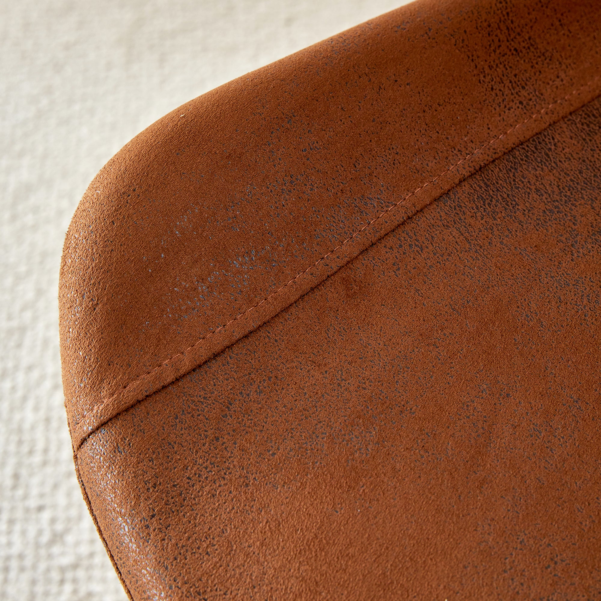 Premium Brown Suede Dining Chair with Black Metal Legs - Ergonomic Curved Cushion Design for Ultimate Comfort - Perfect for Restaurants, Kitchens, Bedrooms & Offices - Set of 6 Modern Chairs for Home and Commercial Use