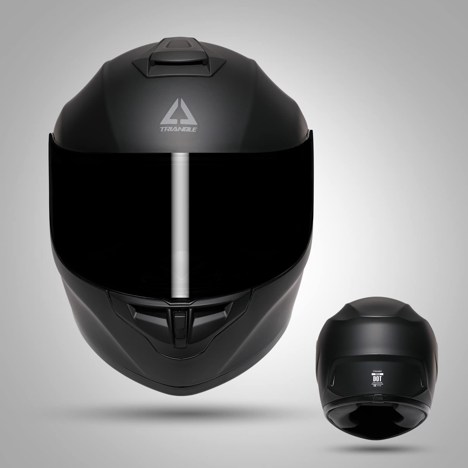 Dot Approved Full Face Motorcycle Helmet for Men & Women with Tinted Visor - Road & Racing Safety