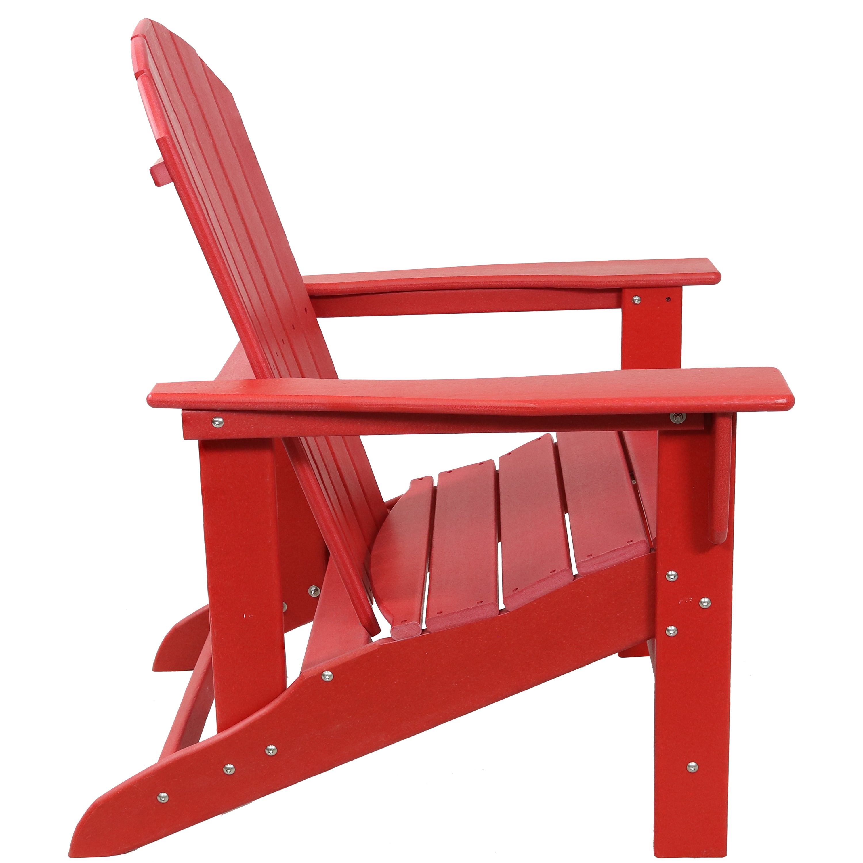 All-Weather Adirondack Chair by Sunnydaze - Heavy Duty 300 lb Capacity, 38.25