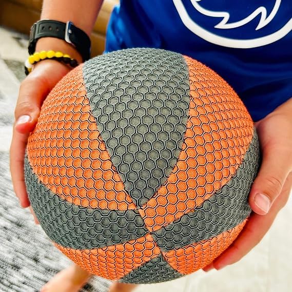 Premium Indoor Basketball - HouseHoops Official Game Ball with Realistic Texture & Perfect Bounce - Non-Marking Rubber for Safe Play on Floors & Walls - Ideal for Home, Gym & Recreational Use