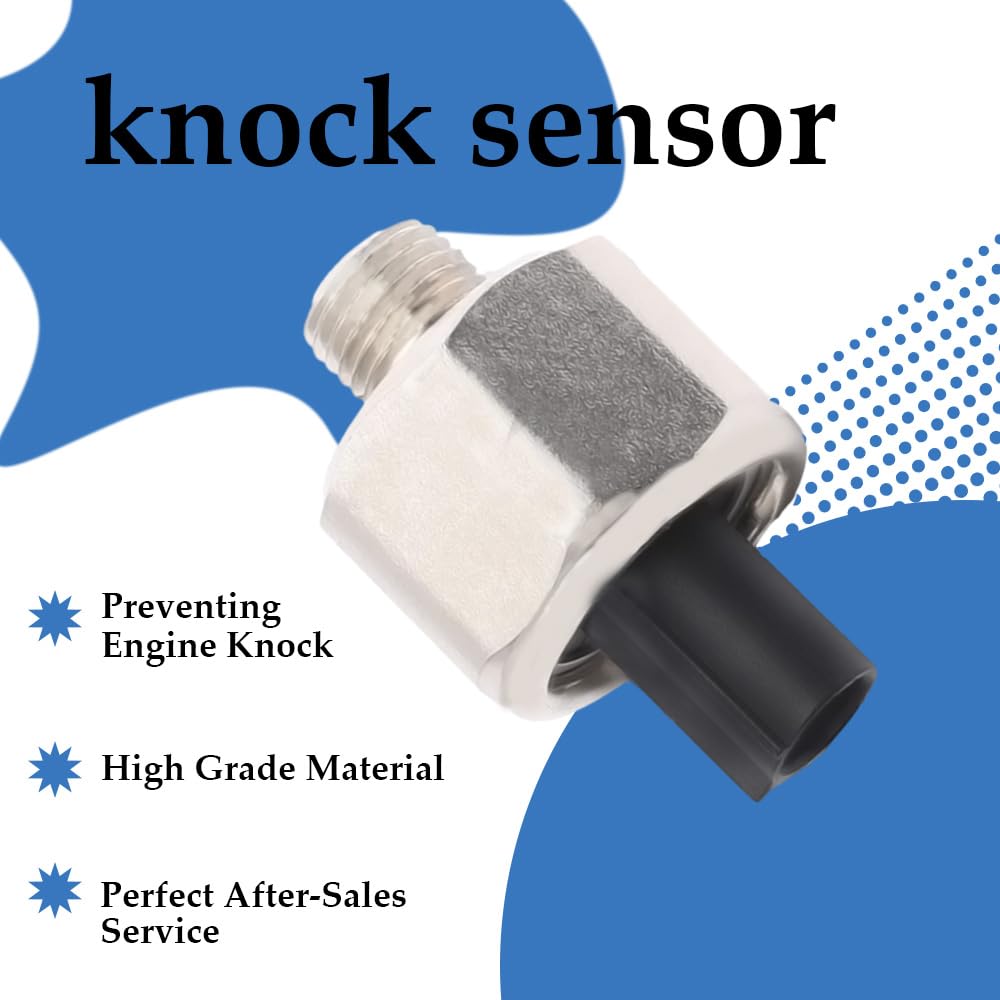 OEM Replacement Ignition Knock Sensor #30530-PPL-A01 - Compatible with Honda Accord, Civic, CR-V & Acura RDX, RSX | Car Engine Detonation Sensor Connector | Auto Repair & Maintenance Accessories