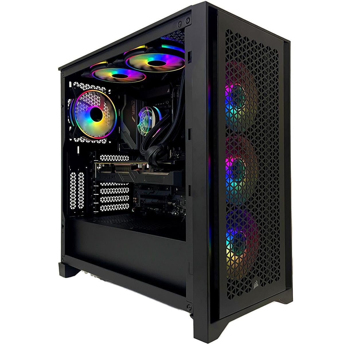 Ginger6 Gaming PC Desktop 14ZH18G-6WX - Intel Core i9 14900KF Processor, NVIDIA RTX 4060 8GB GPU, 4TB NVMe SSD, 16GB DDR5 RAM, Z790 Motherboard, WiFi 6E, Liquid Cooling, Windows 10 Home - Perfect for 4K Gaming, Streaming & Content Creation