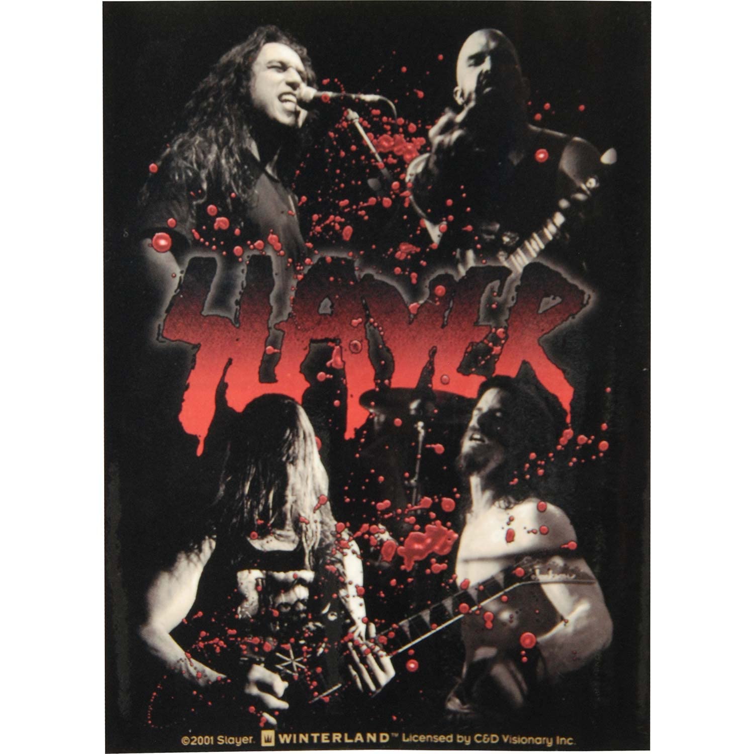 Slayer Sticker - Heavy Metal Band Decal for Laptops, Cars, and Motorcycles - Perfect for Music Fans & Rock Enthusiasts