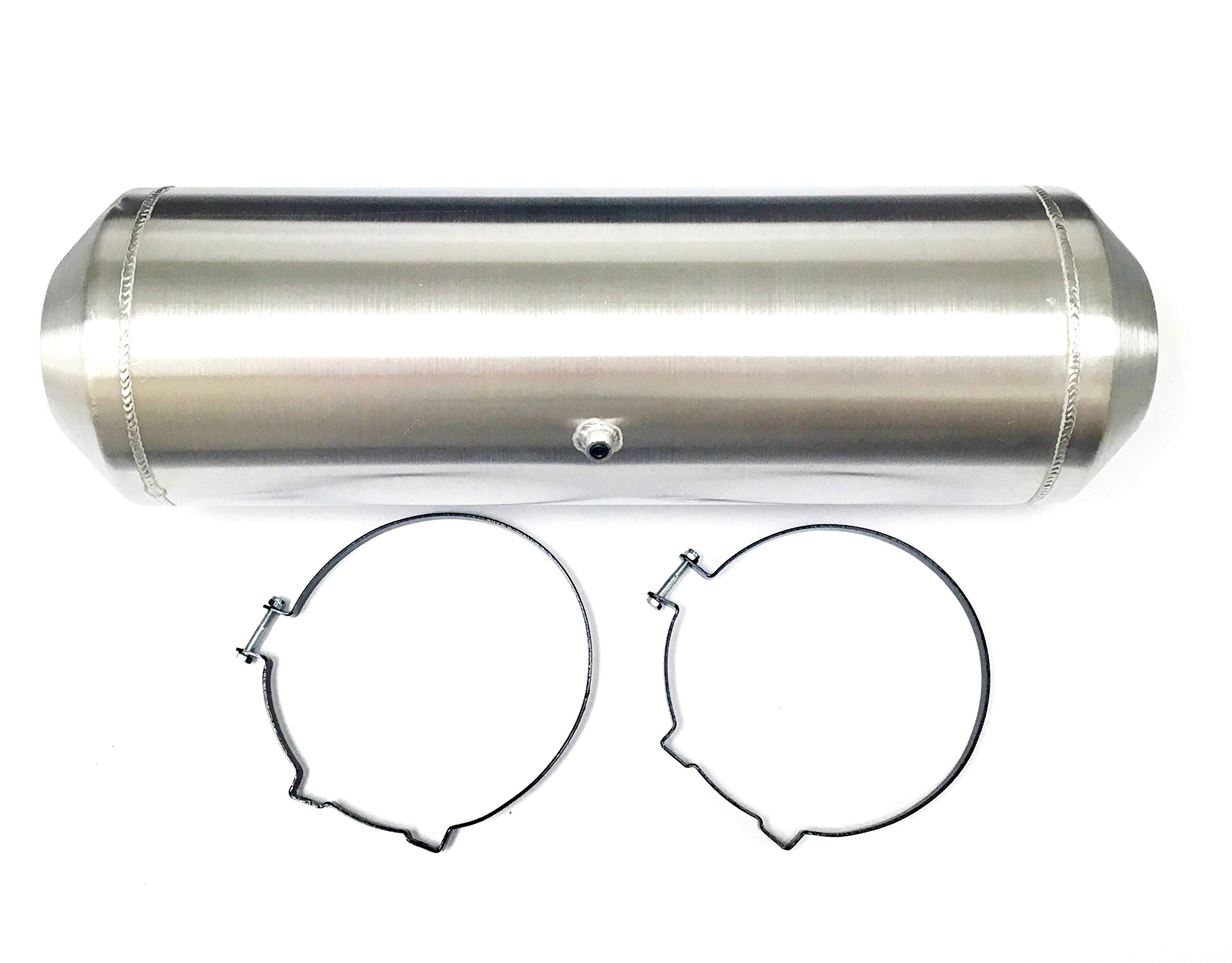 11 Gallon Round Spun Aluminum Fuel Gas Tank - 10