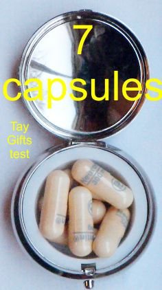 Moon Cat Design Pill Organizer - Weekly Pill Box with 7 Compartments for Vitamins, Medications & Supplements - Perfect for Travel, Home & Daily Use