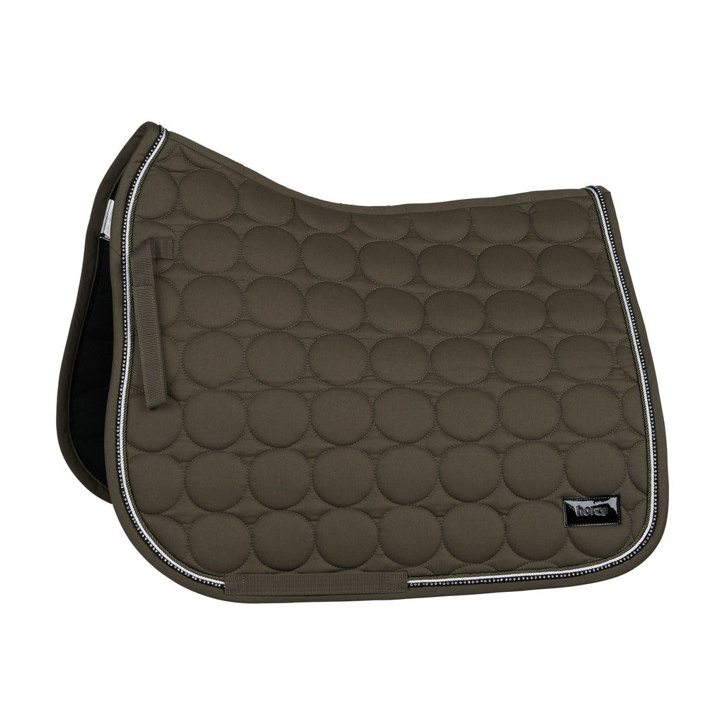 Horze Marquess Dressage Saddle Pad - Premium Equestrian Riding Pad for Dressage Training & Horse Shows - Perfect for English Riding & Competition