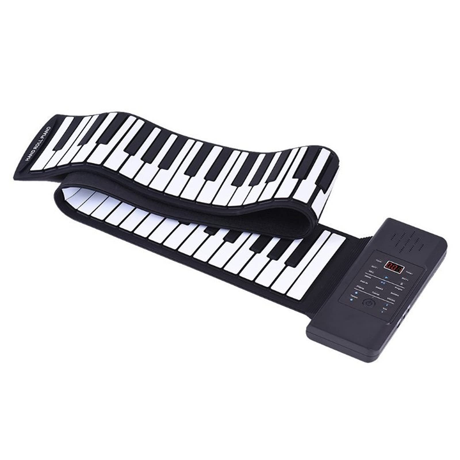 88-Key Roll Up Piano - Portable & Professional Hand Roll Keyboard with Thickened Design for Adults | Perfect for Travel, Home Practice & Live Performances