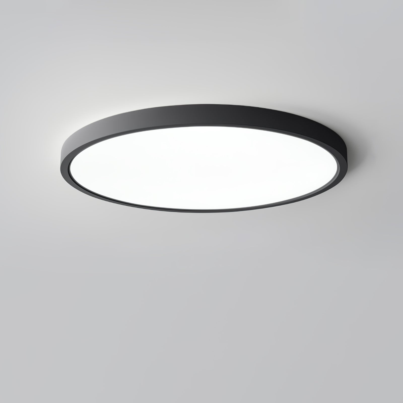 Ultra-Thin Round Acrylic Ceiling Light - Modern Minimalist Flush Mount Fixture for Bedroom, Living Room & Kitchen