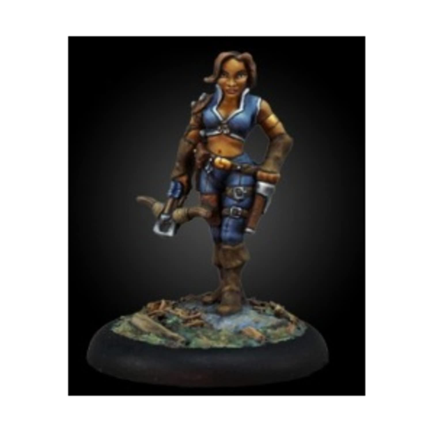 Reaper Miniatures Tara The Silent #44005 - Bones Black Plastic Unpainted Miniature for Tabletop RPG, D&D, and Wargaming