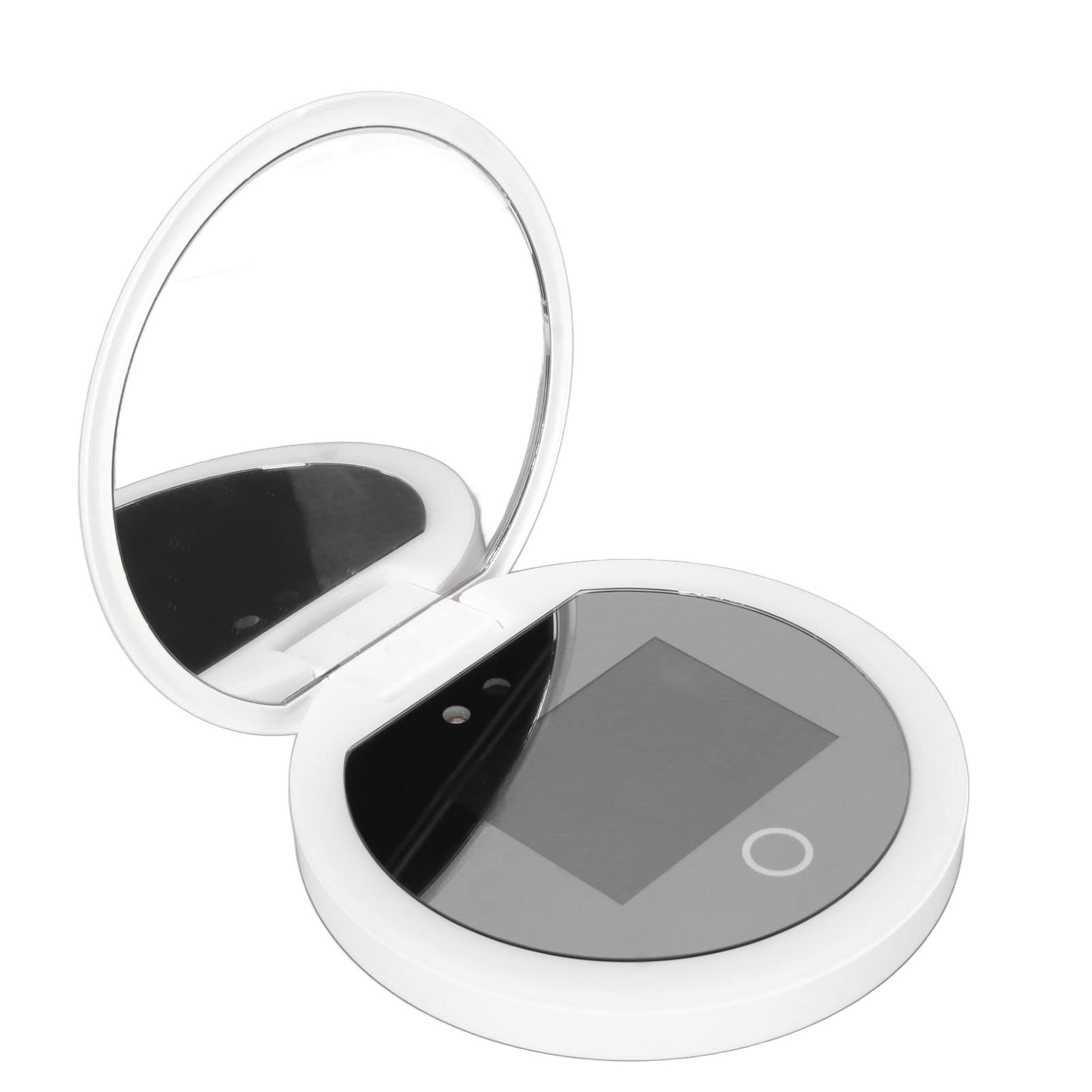 Portable Sunscreen Tester Mirror - 2X Magnification for Travel & Makeup
