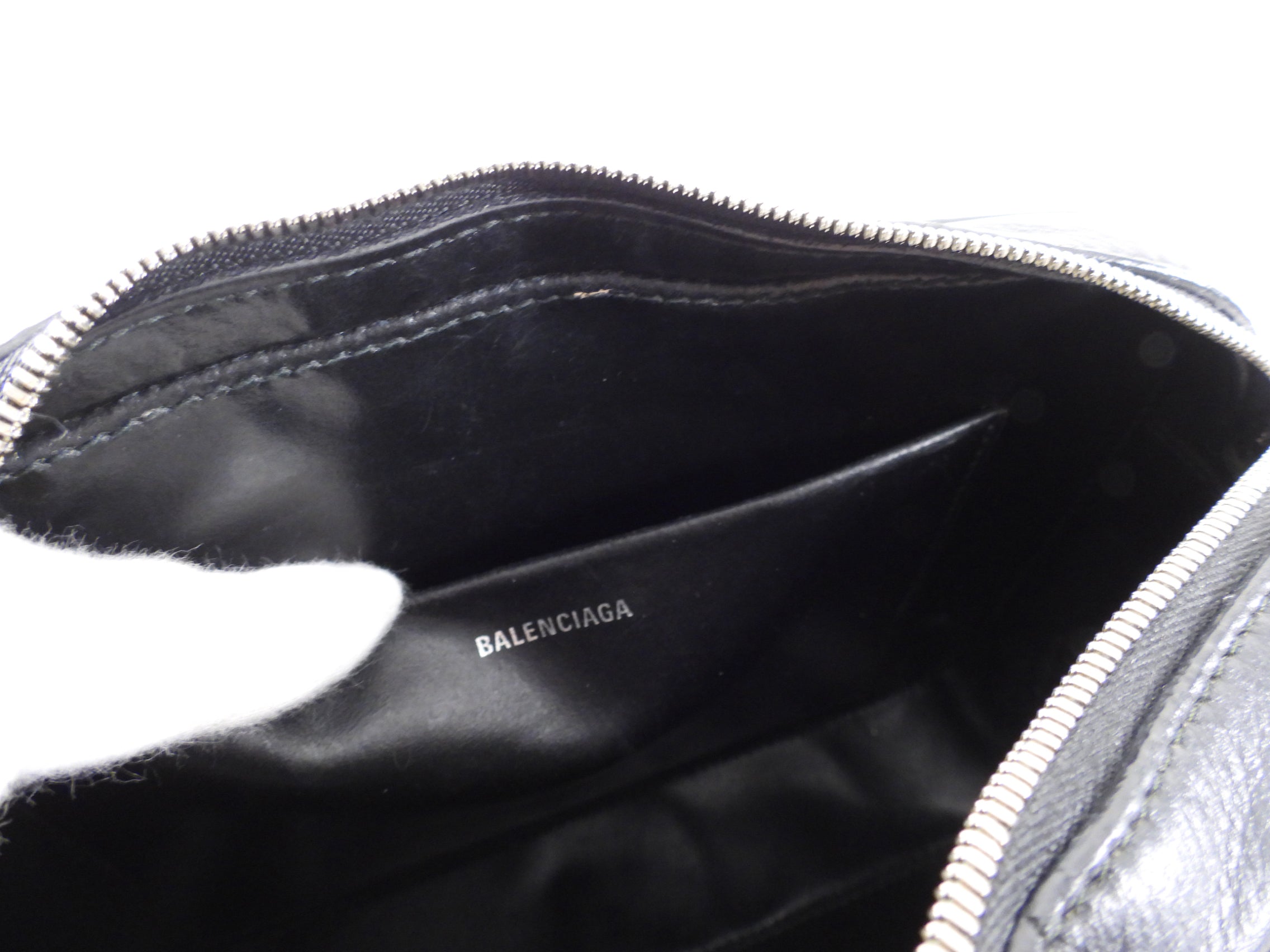 Balenciaga Black Leather Medium Everyday Camera Bag for Women - Stylish Crossbody Bag for Travel, Work & Daily Use
