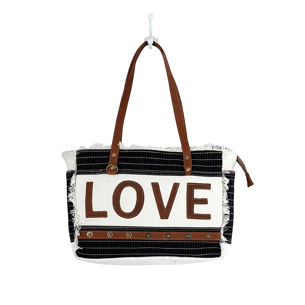 Myra Letters of Love Crossbody Bags for Women - Stylish Vegan Leather Purse with Adjustable Strap - Perfect for Date Night, Travel & Everyday Use